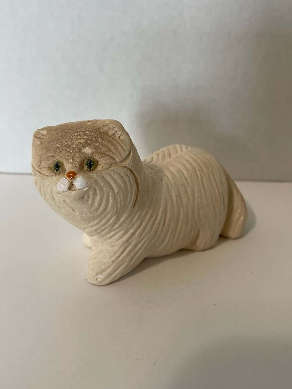 Artesania Rinconada Cameo Collection Persian Cat Figurine #135b